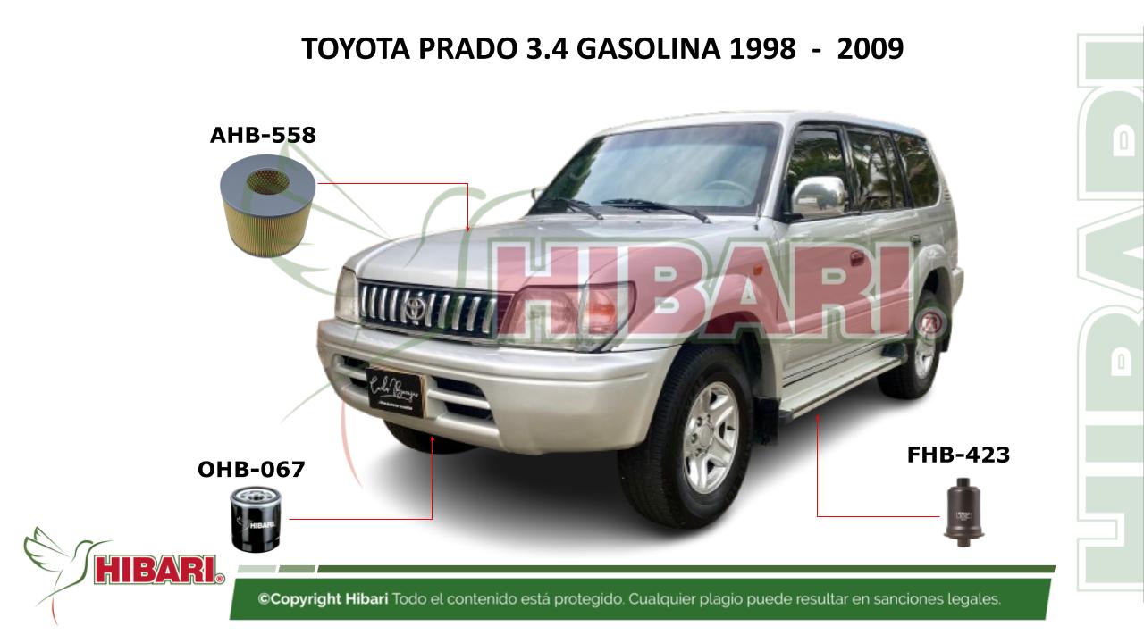 Lee más sobre el artículo TOYOTA PRADO 3.4 GASOLINA 1998  –  2009